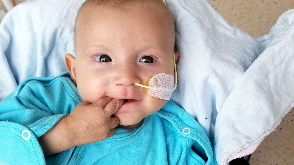 Hospital saves 'miracle baby' with tumour double her body size