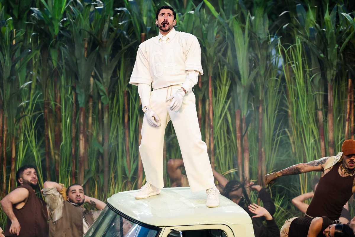 Bad Bunny's Super Bowl outfit was by a high street brand