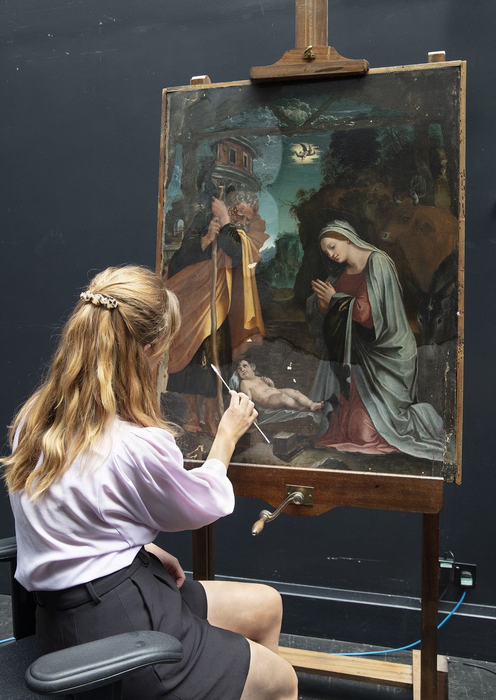 Christmas miracle hailed as ‘exceptionally rare’ nativity painting goes on show