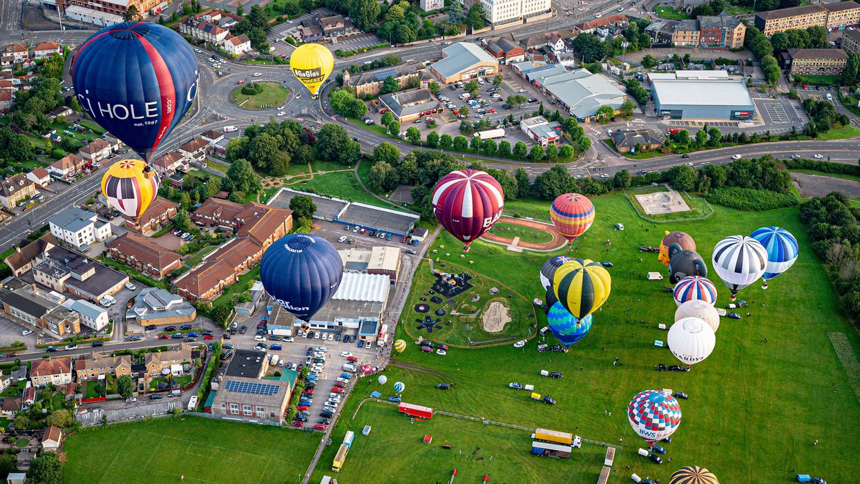 Balloons take off from Filton for Bristol International Balloon Fiesta (Ben Birchall/PA)
