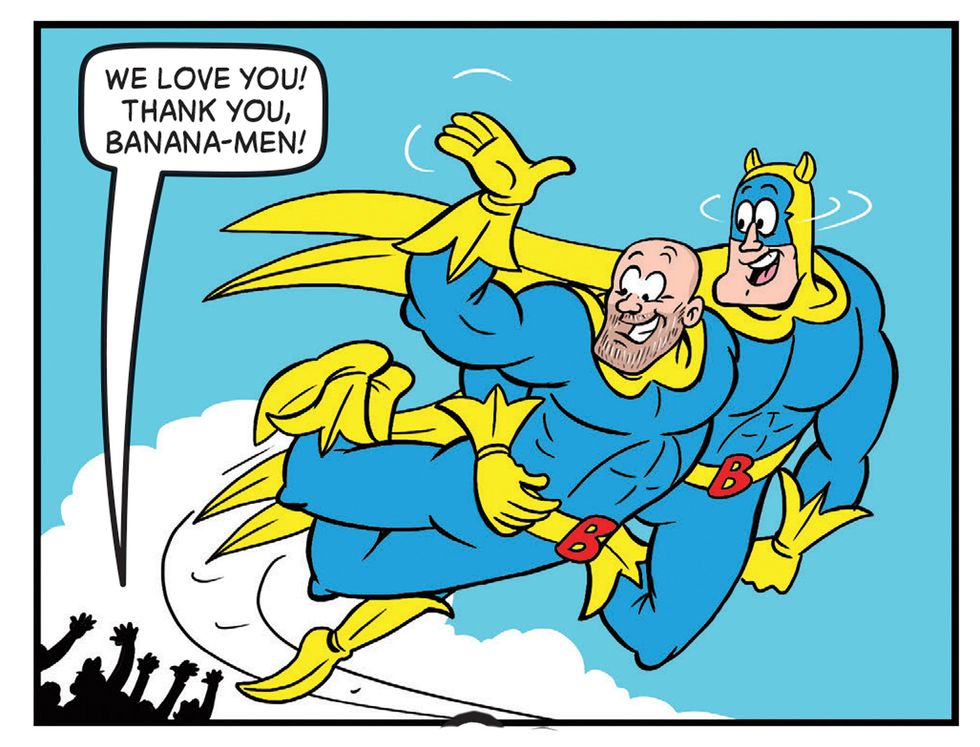 Mike Tindall guest-edits Beano for 45th anniversary of character Bananaman