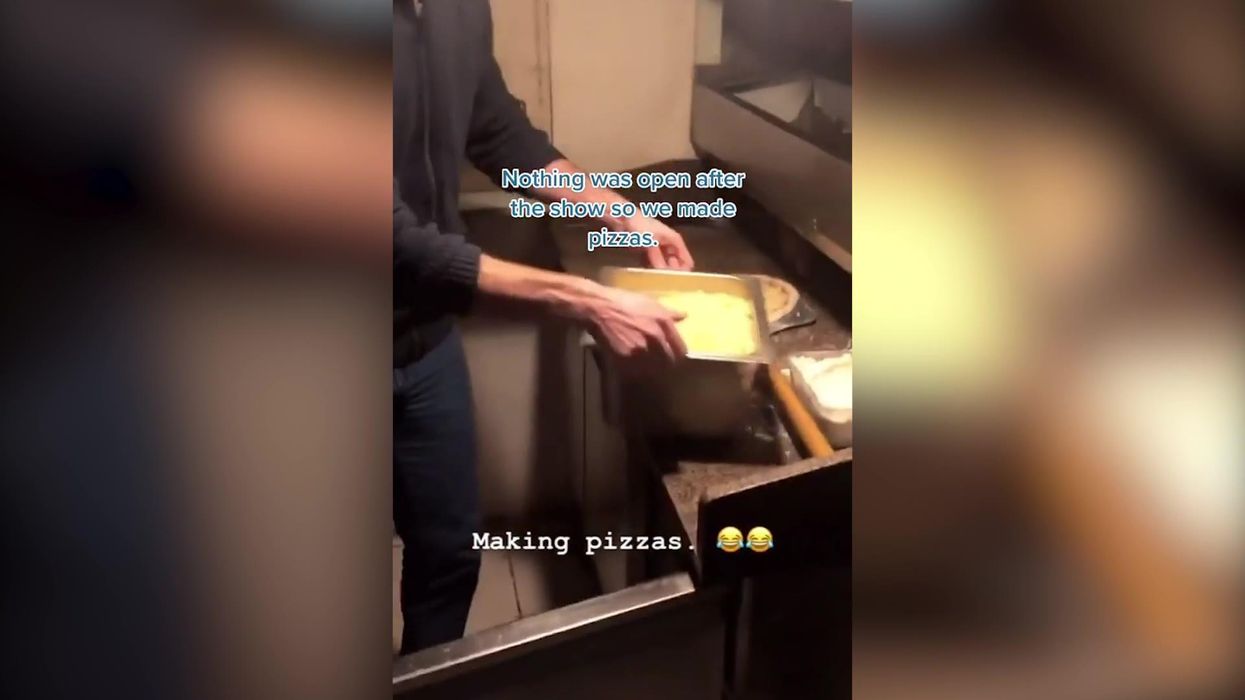 Band accidentally book pizza restaurant as Airbnb so take advantage of it