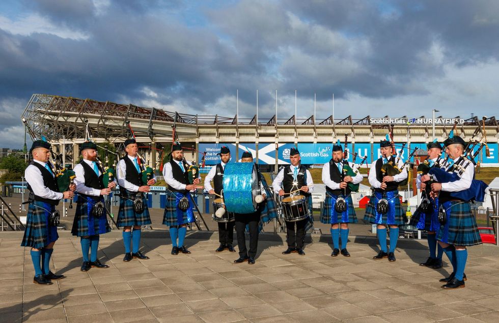 Band members performing ahead of the UK leg of Taylor Swift's Eras Tour