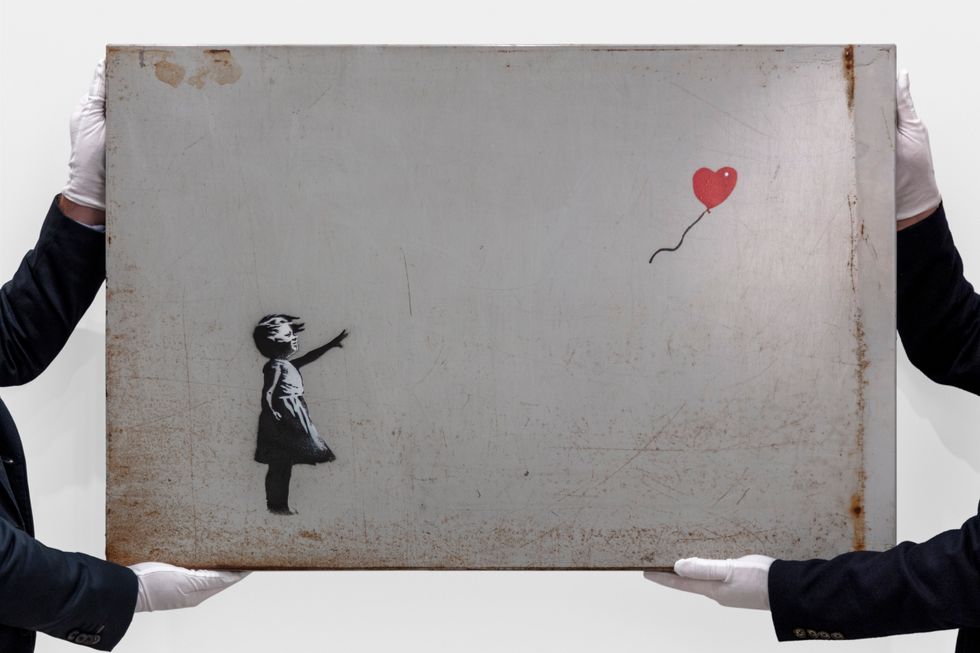 Banksy artworks from Robbie Williams collection to debut at auction