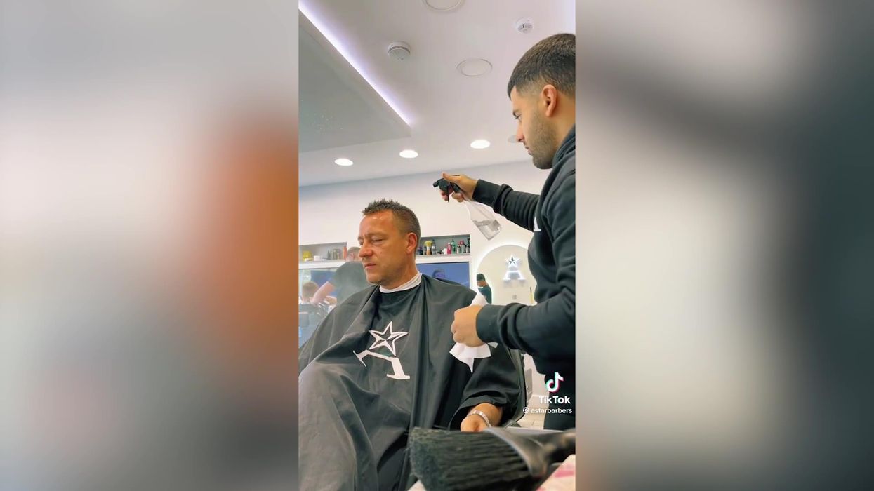 Barber to the stars pranks John Terry with hilarious hair fail