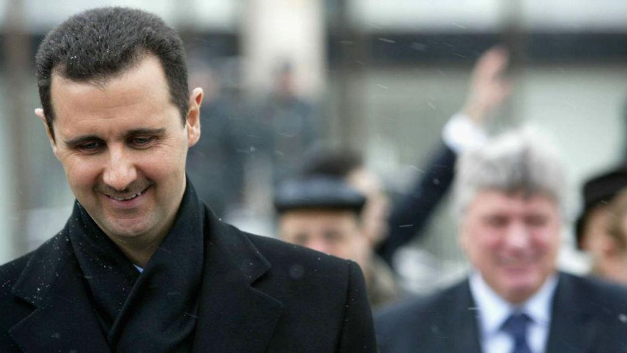 Bashar al-Assad in Moscow, 2009