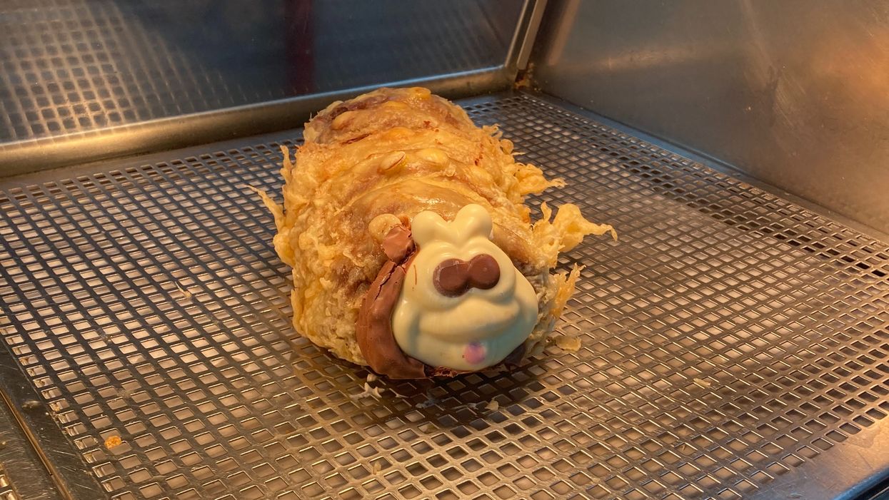 Battered Colin the Caterpillar