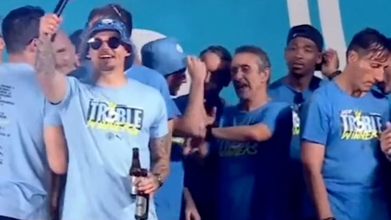 BBC forced to apologise after Kalvin Phillips’ X-rated chant during Man City parade