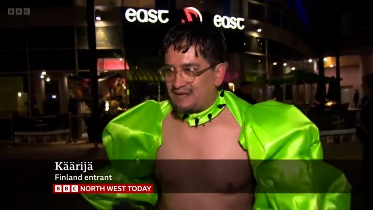 BBC News awkwardly interviews member of public thinking he's Finland's Eurovision entry