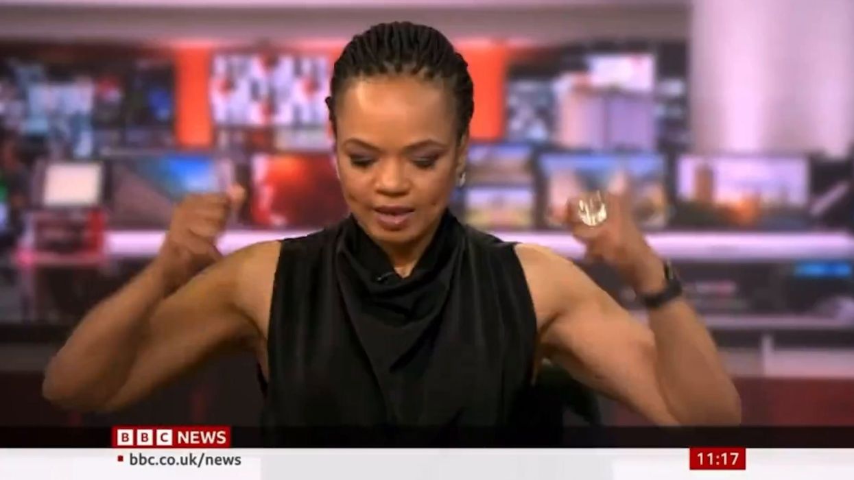 BBC News presenter left red-faced not realising she's live for almost an entire minute