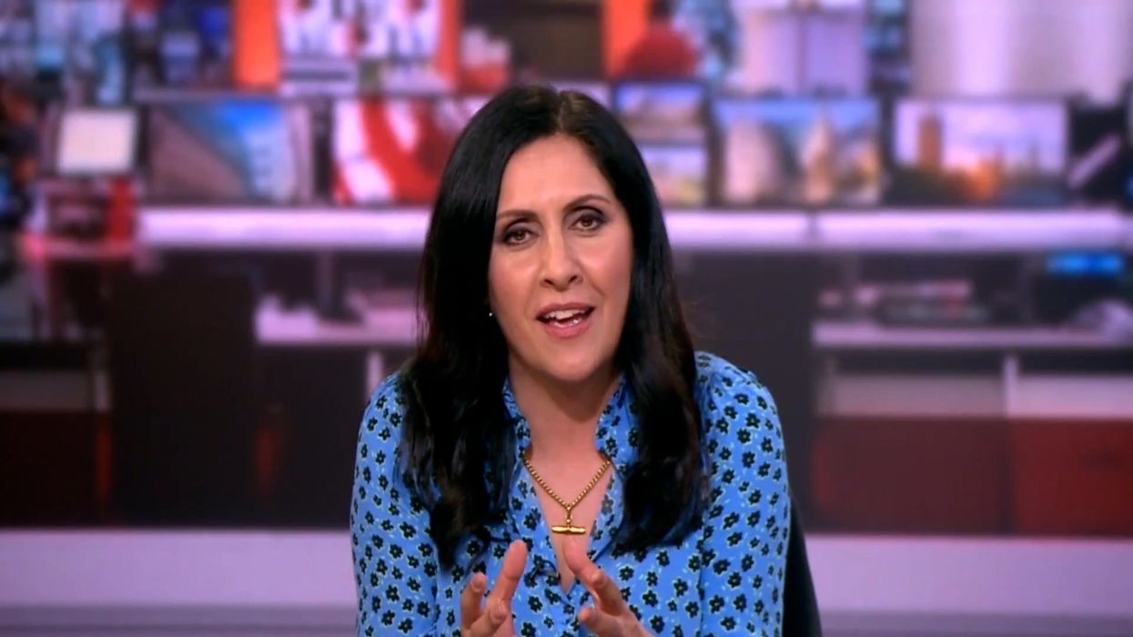 BBC's Maryam Moshiri attempts seagull impression after report on bizarre contest