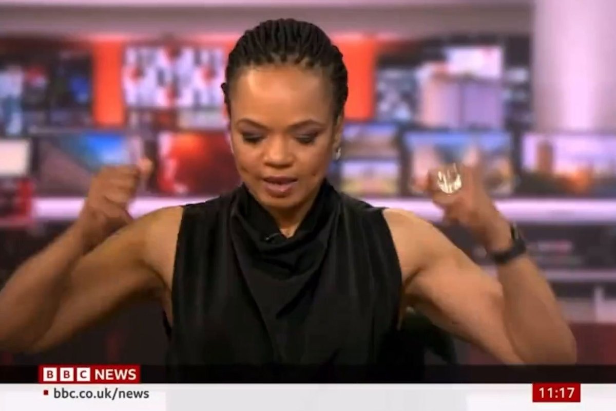 BBC News presenter left red-faced not realising she's live on TV