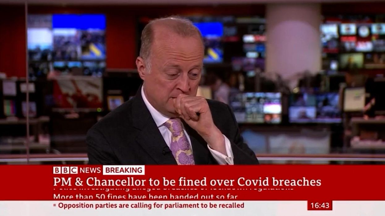 BBC newsreader tries to hold in sneeze during hilarious live bulletin