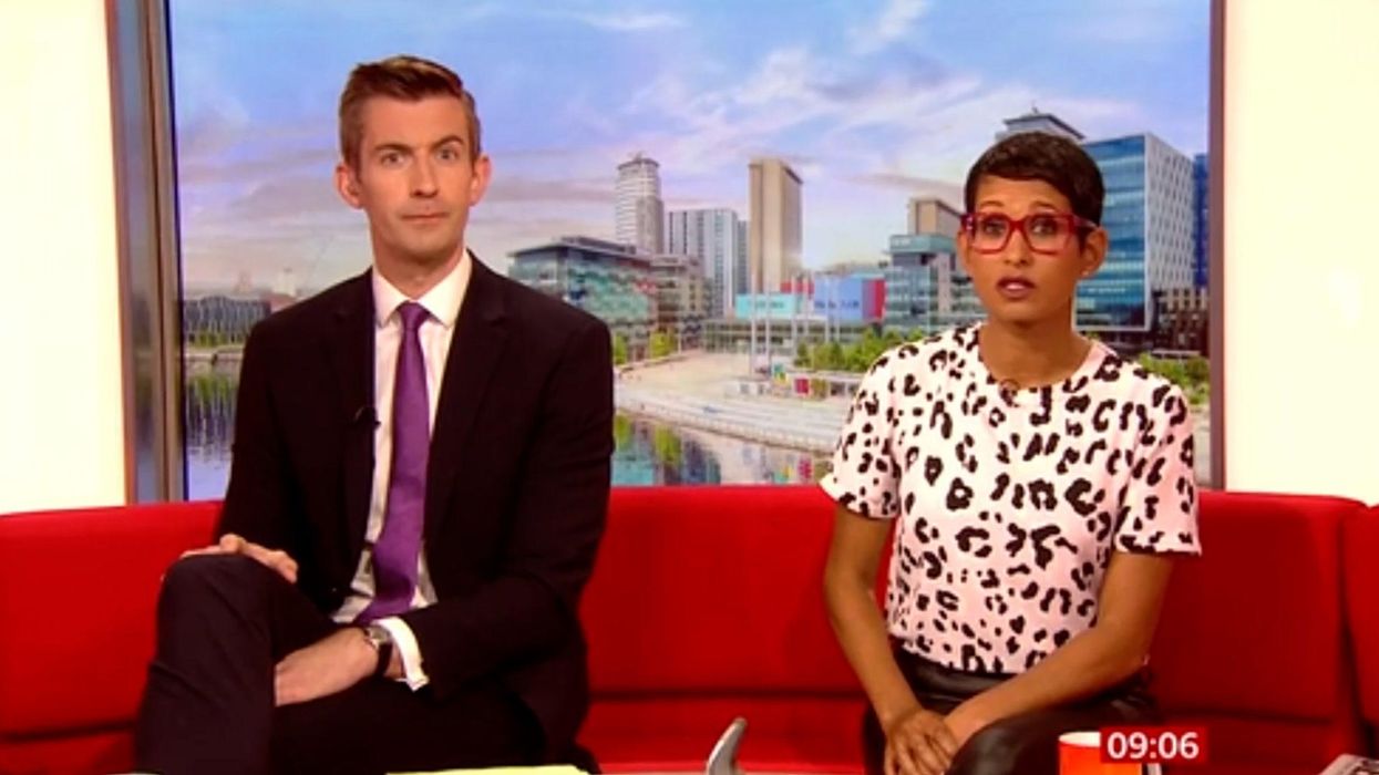 Naga Munchetty accidentally said Boris Johnson ‘spent his first night in prison’ in Becker mishap