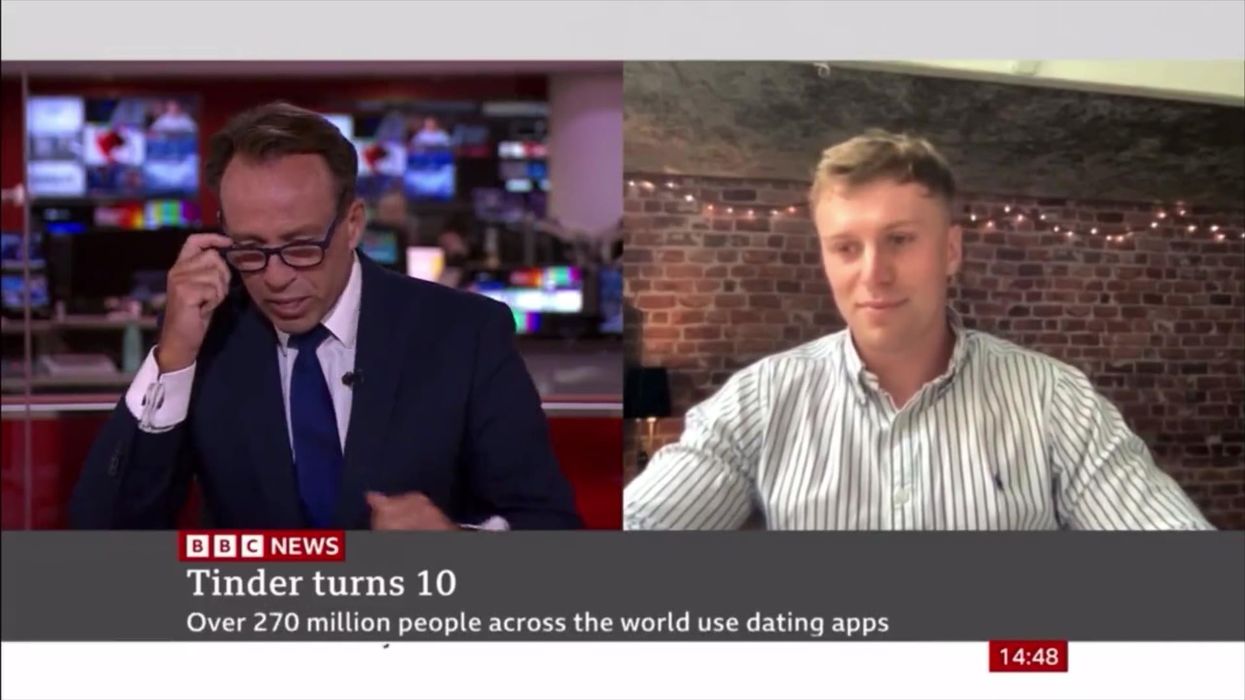 BBC presenter laughs at 'most-swiped' man on Tinder for still being single