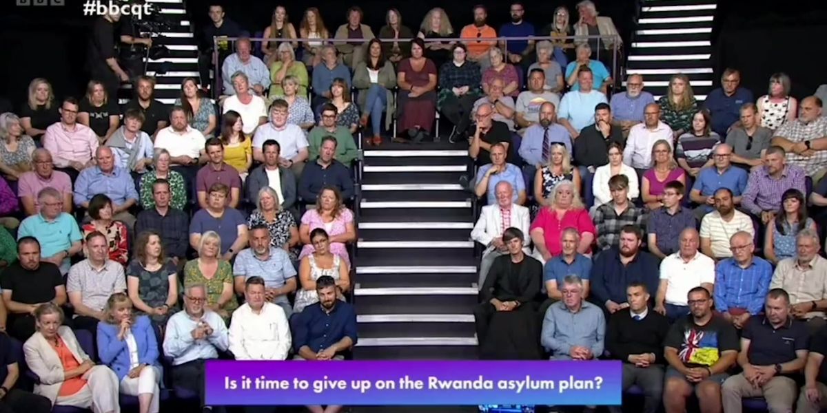 Question Time audience deliver damning verdict on Rwanda migrant scheme ...