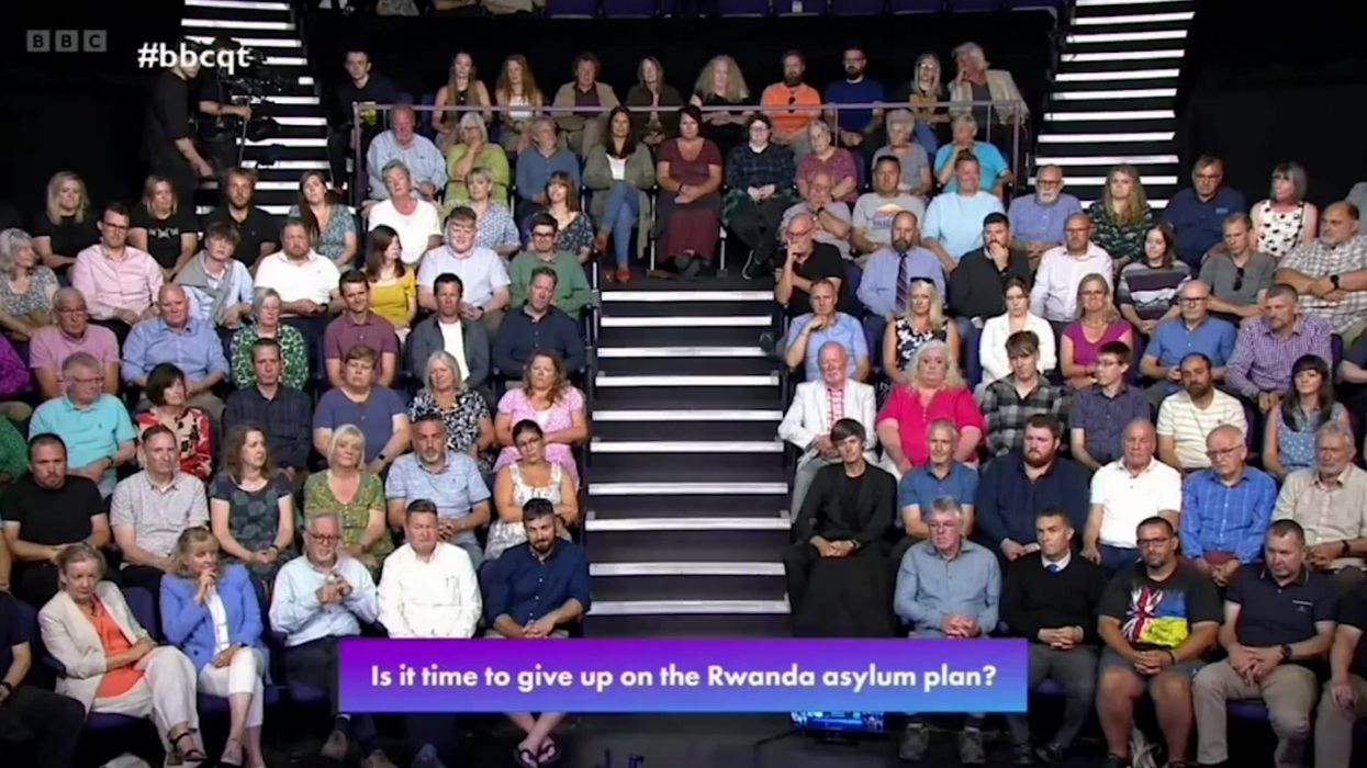 Question Time audience show Suella Braverman just how popular the Rwanda scheme is
