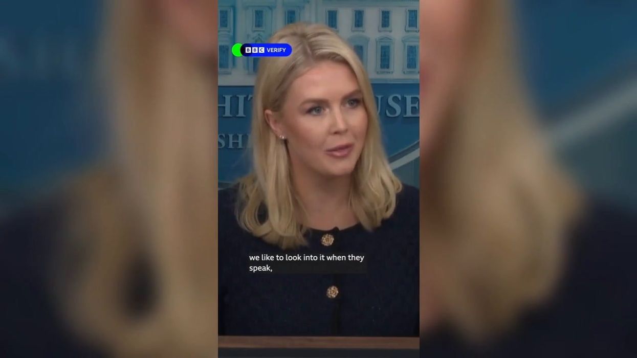 BBC rejects Karoline Leavitt’s claim it removed story after being accused of taking ‘the word of Hamas’
