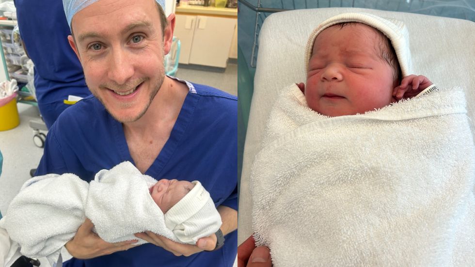 The Lionesses’ newest fan: Baby born moments after England’s semi-final opener