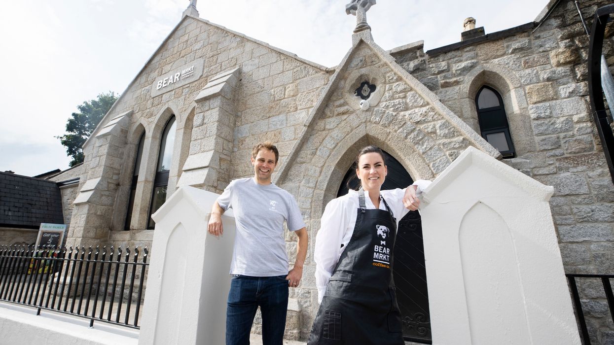 Bear Market Coffee founders Stephen and Ruth Deasy at their new roastery situated in a former church in Dublin’s Stillorgan (Andres Poveda/PA)
