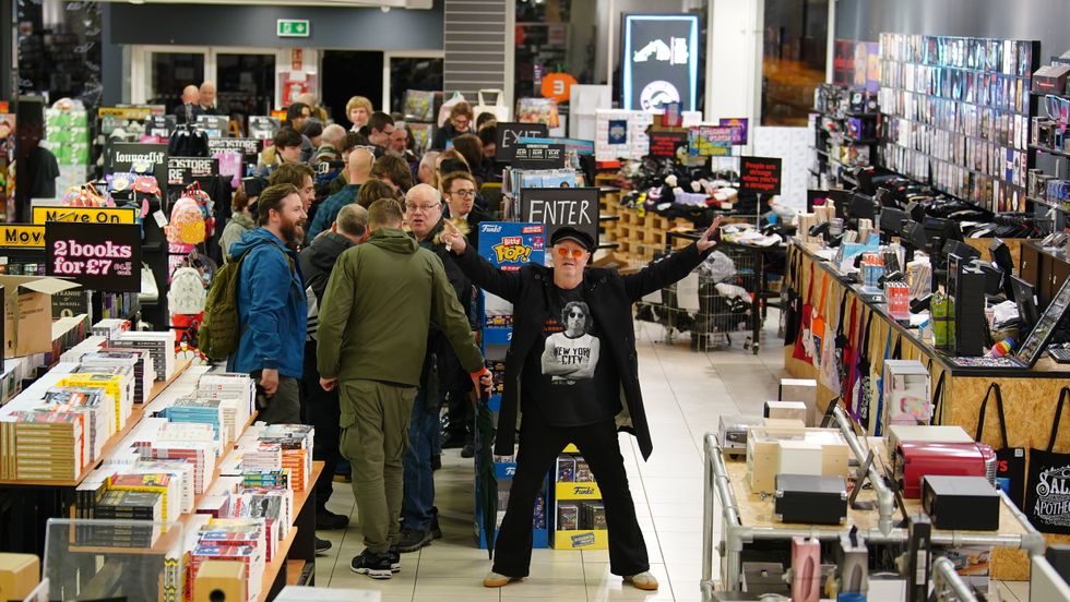 Super fans queue to purchase final Beatles track at special launch in Liverpool