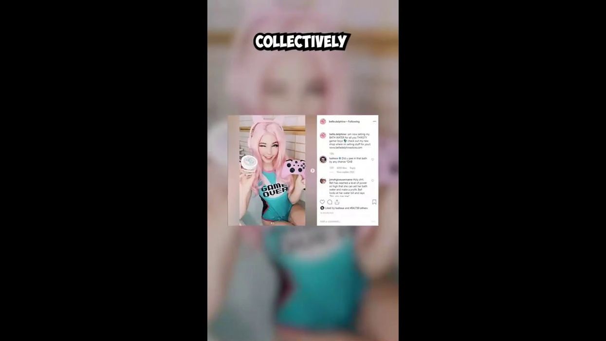 Belle Delphine reveals she lost huge amount of money from selling her bathwater