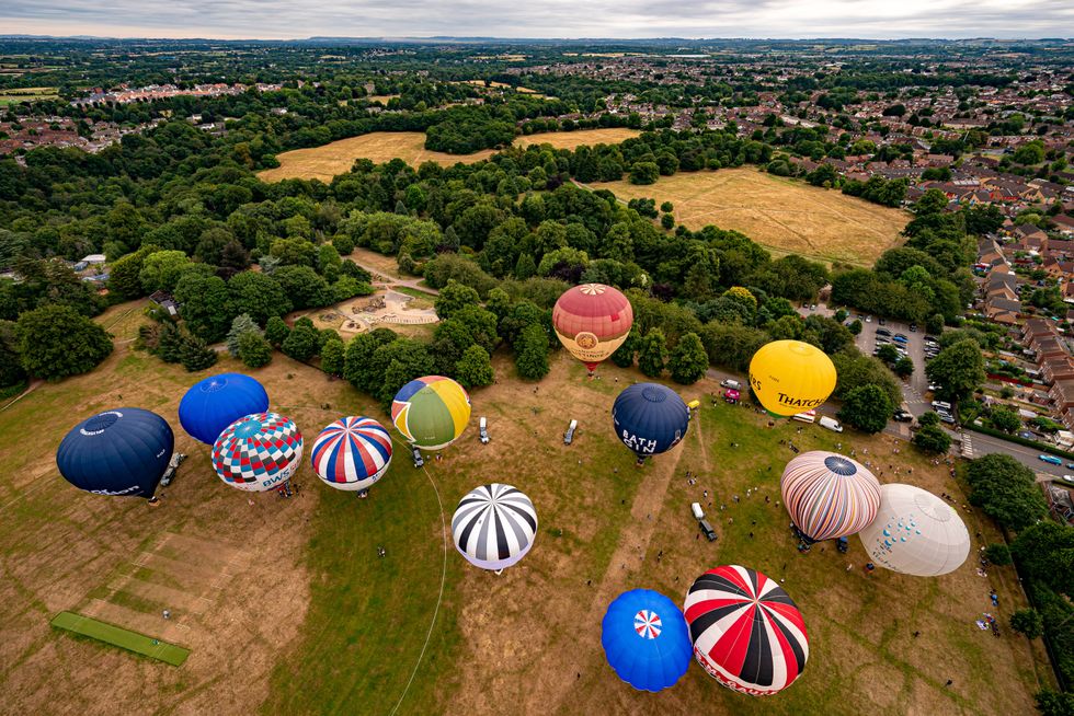 Test flight ahead of Bristol International Balloon Fiesta