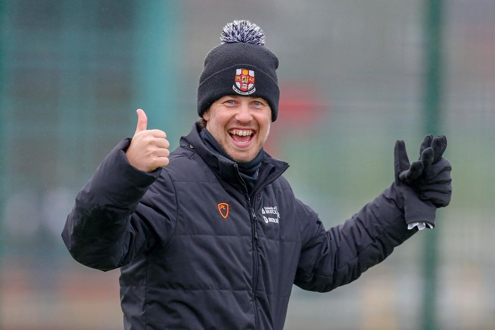 Ben Dudley in his University of Bristol coaching gear (SmifSports/University of Bristol/PA)