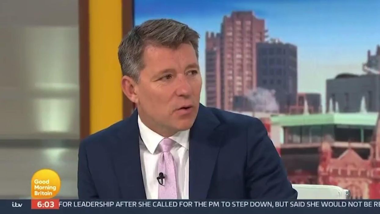 Ben Shephard actually said 'it's amazing how quick 'tings turn' on GMB