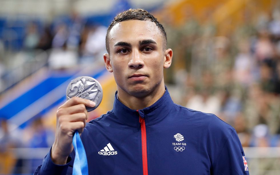 Ben Whittaker with his silver medal (Martin Rickett/PA)