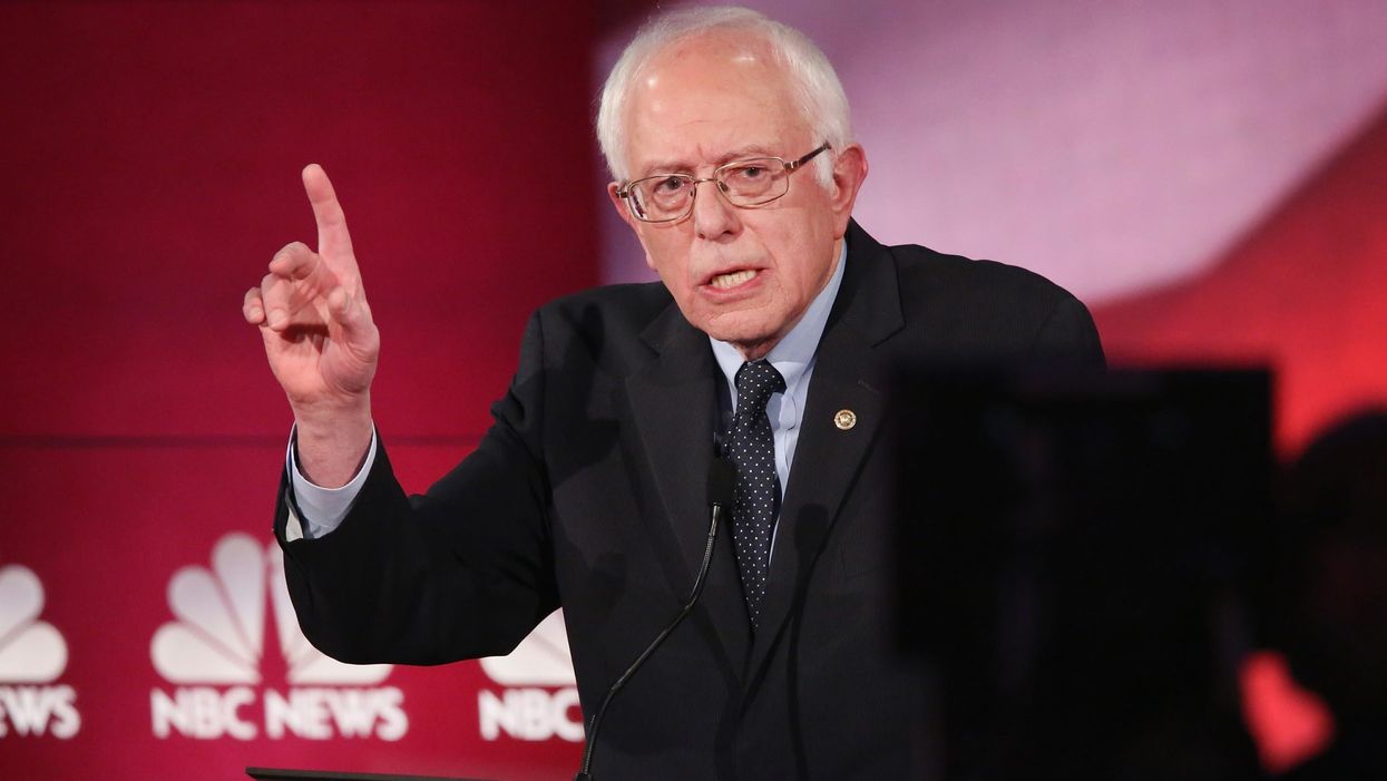 Bernie Sanders speaking to NBC's Meet The Press back in May