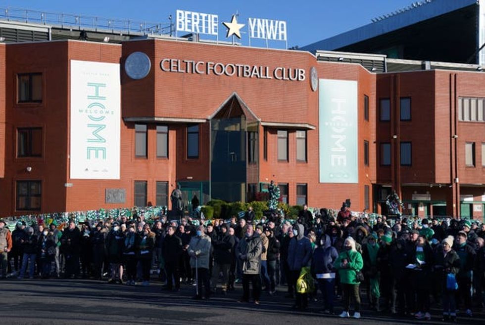 Bertie Auld Funeral Procession \u2013 Celtic Park