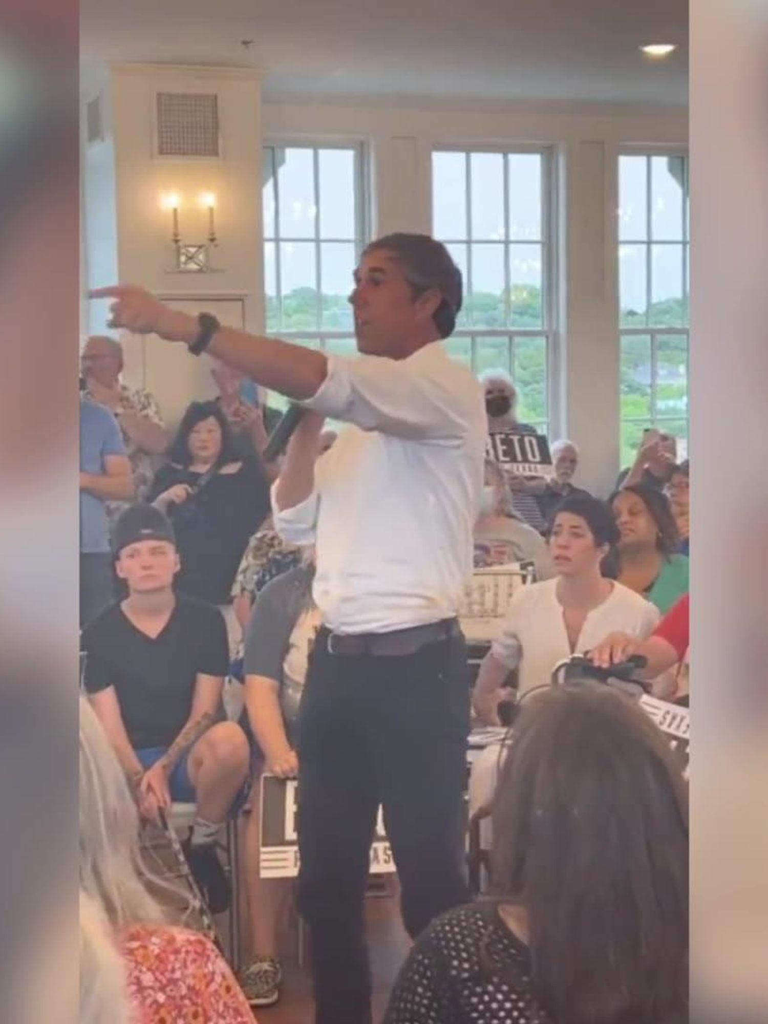 Beto O'Rourke calls voter a 'motherf***er' in fiery town hall speech on ...