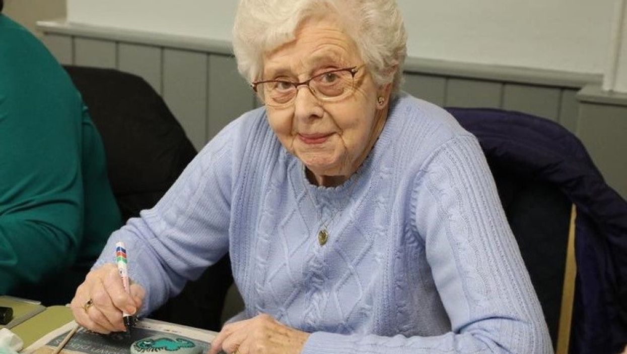 Betty Broocks was a founder of a fundraising group formed by the wives of Rye Harbour’s lifeboat crew called ‘The Lifeboat Ladies’ (RNLI/KT Bruce)