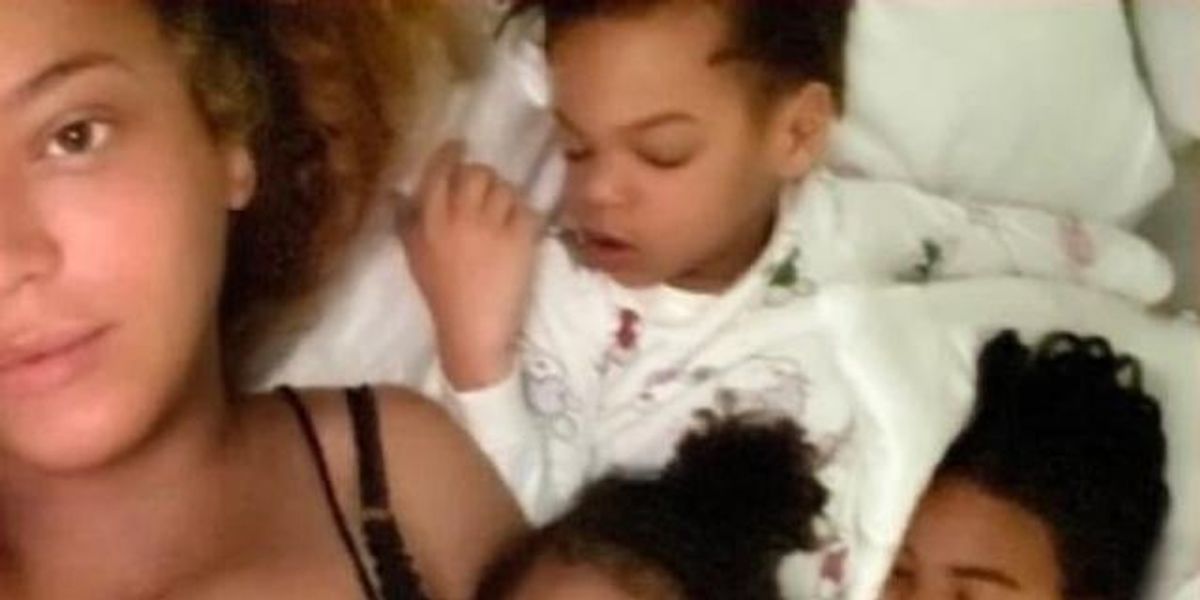 Beyoncé shares super rare photo with all of her children to mark album ...