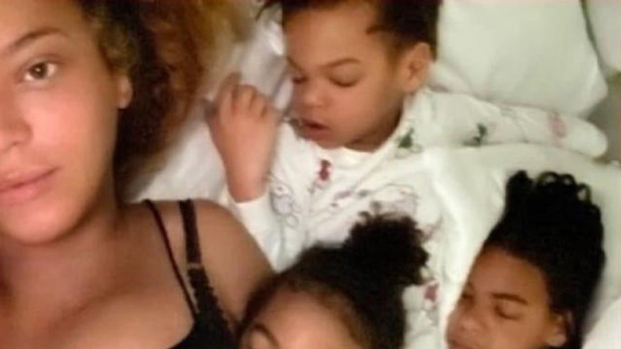Beyoncé shares super rare photo with all of her children to mark album release
