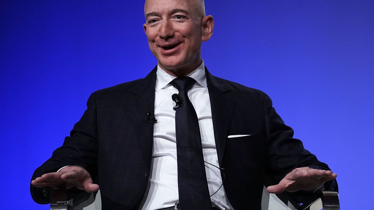 <p>Bezos is flying to space via the New Shepard rocket, built by Bezos’ space venture Blue Origin.</p>