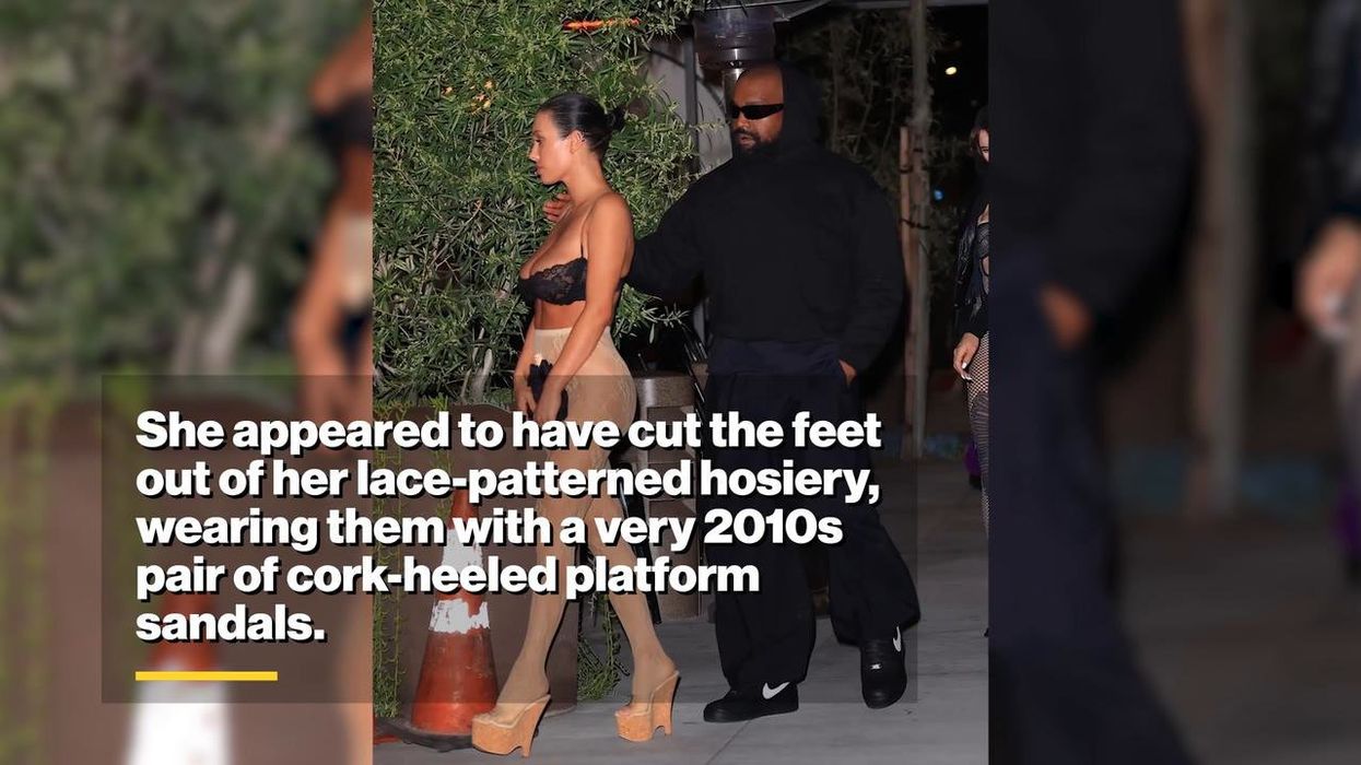 Bianca Censori gives new meaning to the 'boob tube' with her latest ensemble
