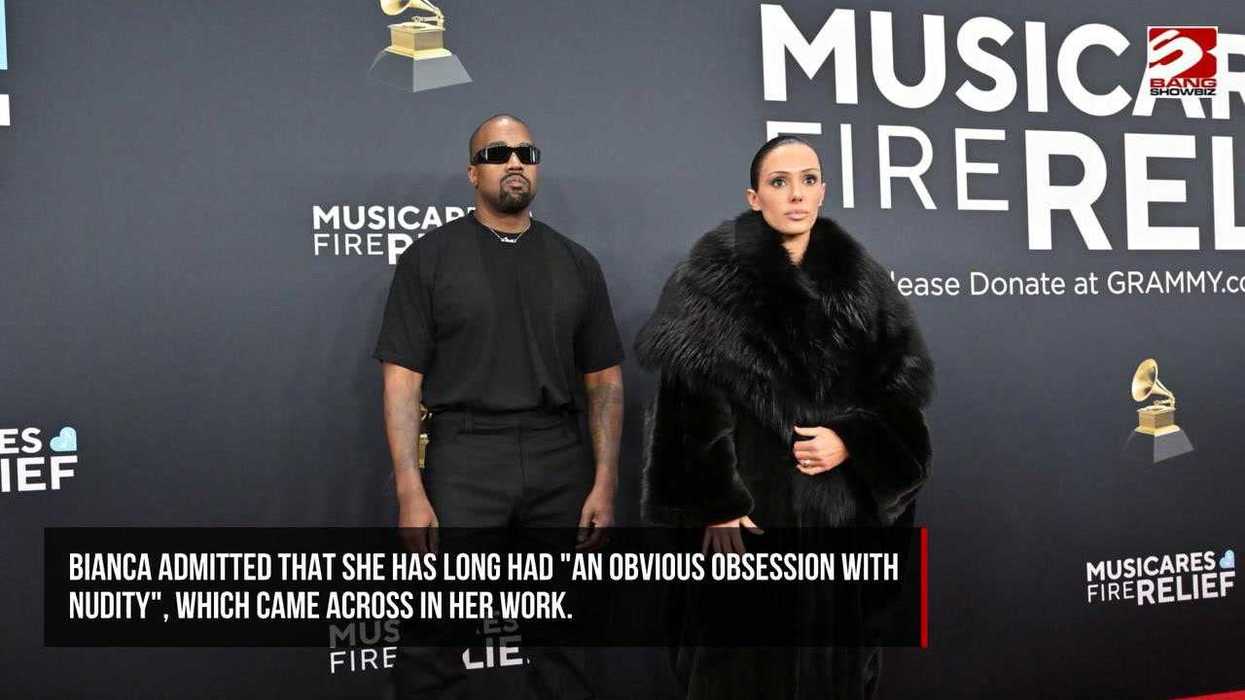 Kanye West pours milk on wife Bianca Censori in controversial new music video