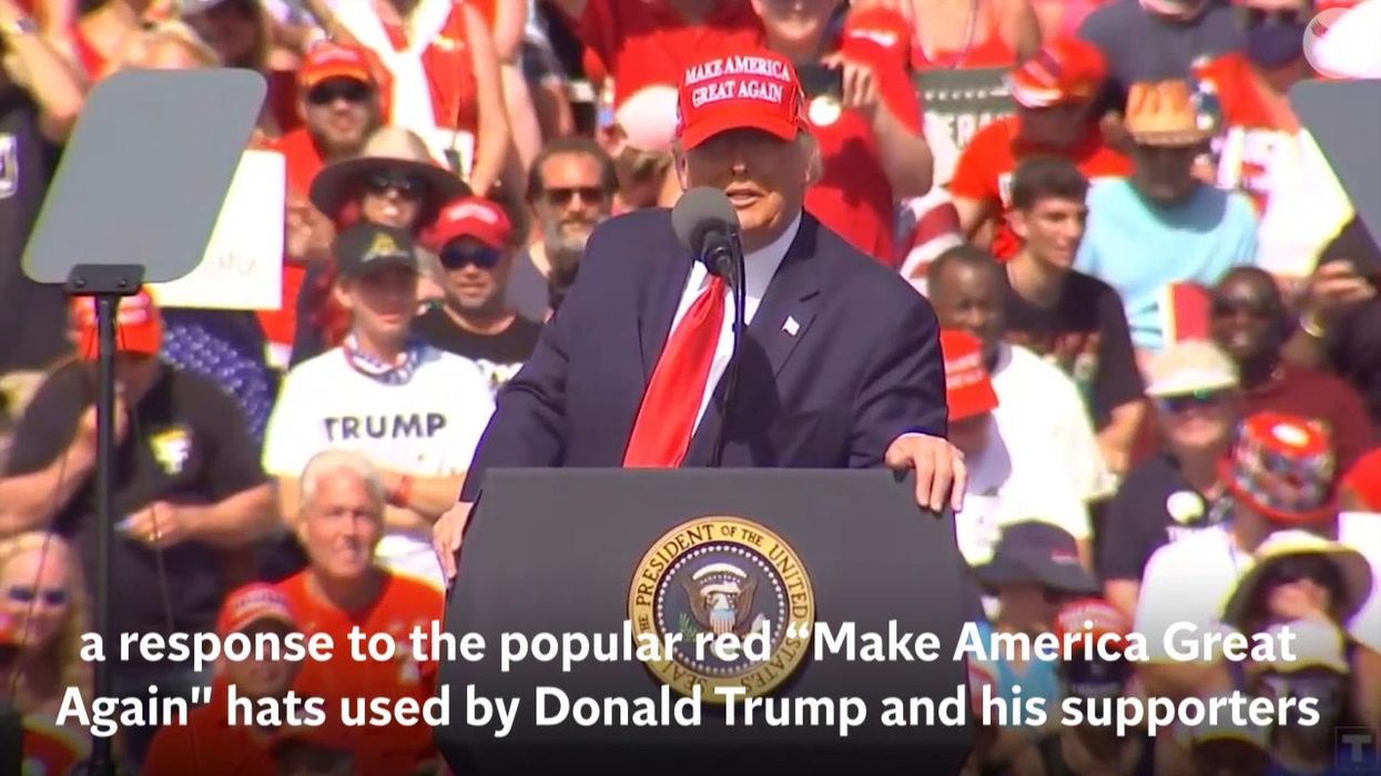 'MAGA Vogue' features Make America Hot Again caps and advice on owning the libs