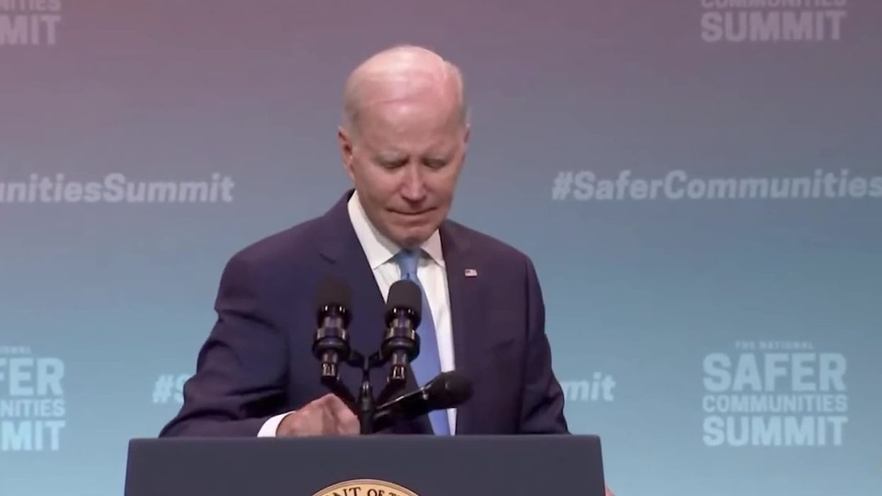 Why did Biden say 'God save the Queen?'