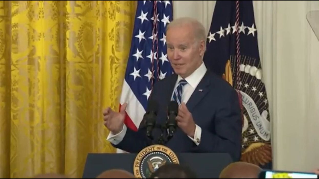 Joe Biden makes cringe 'white boy' joke at Black History Month event