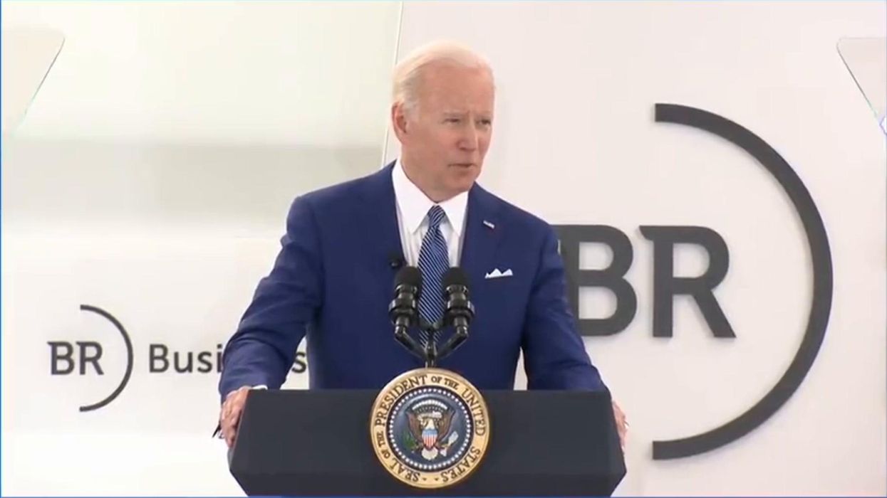 Joe Biden mentioned the 'new world order' and conspiracy theorists lost it