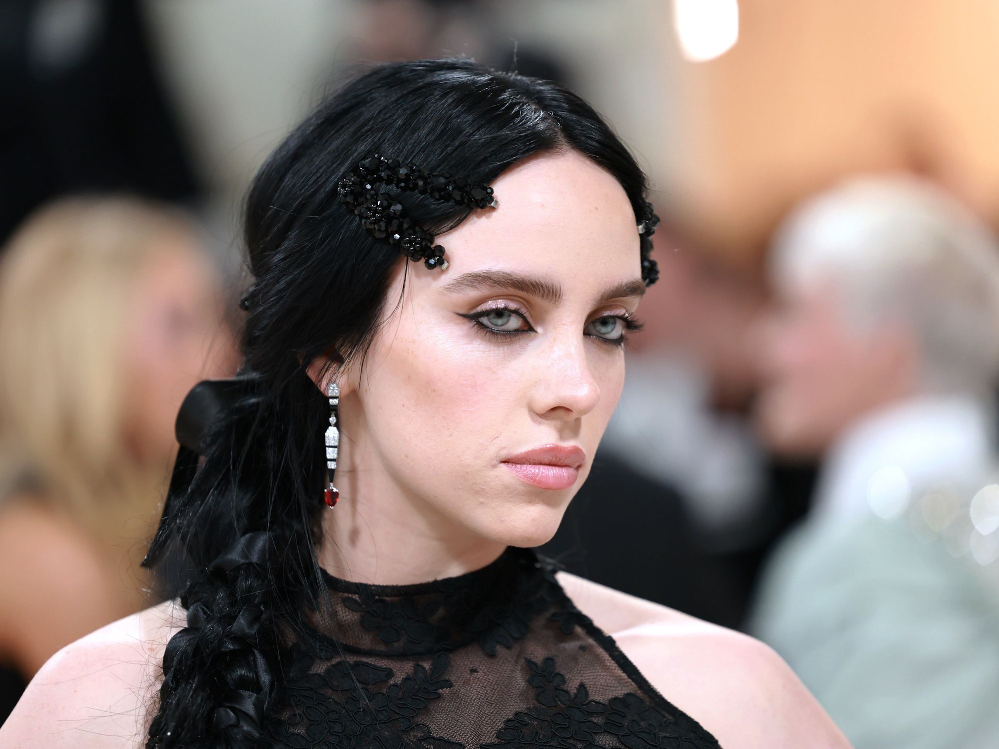 Billie Eilish Reveals Hidden Chest Tattoo