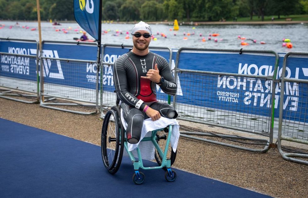 Billy Monger among thousands of swimmers in Hyde Park lake festival