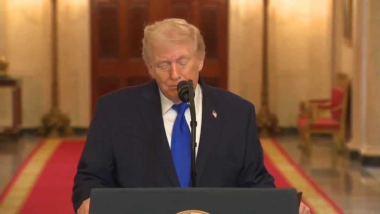 Trump goes on bizarre tangent about Zohran Mamdani at event for loved ones lost to violent crime