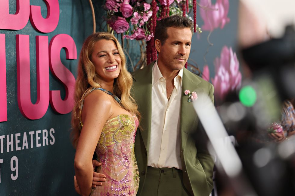 Blake Lively and Ryan Reynolds at the premiere of It Ends With Us