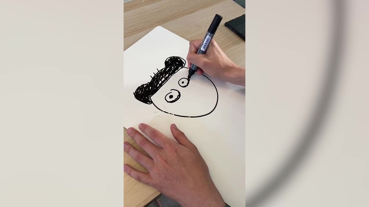 Blind man draws near-perfect depiction of Billie Eilish based only on what her music sounds like
