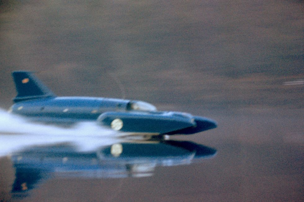 Bluebird K7 on Coniston Water