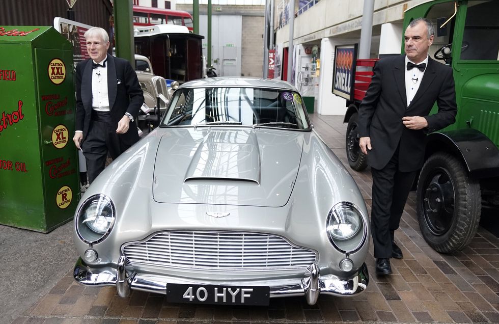 Bond\u2019s silver birch Aston Martin plays a key role in No Time To Die (Andrew Matthews/PA)